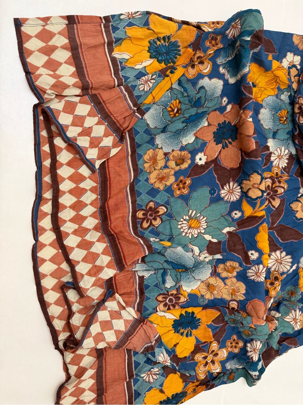 Vintage-Inspired Floral Midi Dress | Boho Retro Sundress - Picture 6 of 11
